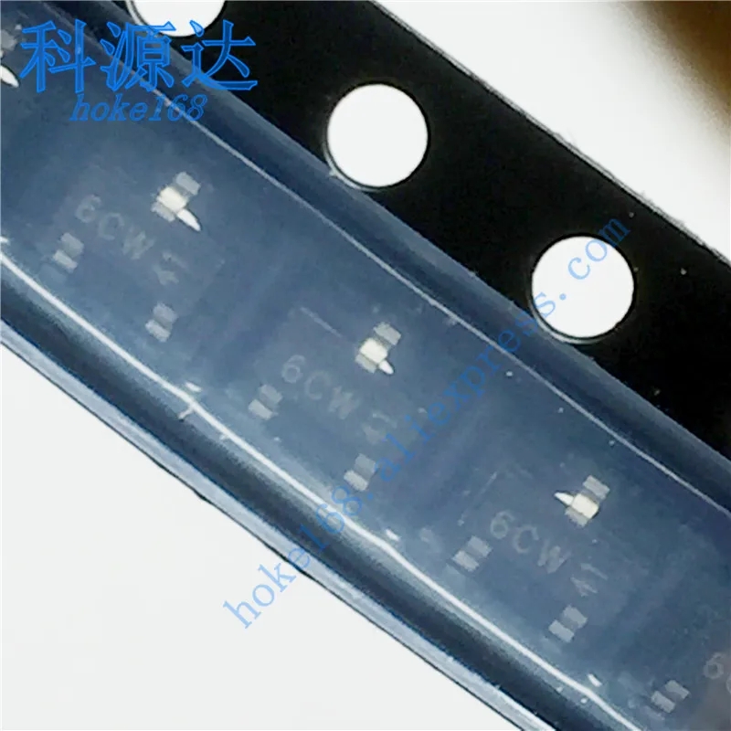 100pcs BC817-25 6B SOT-23 BC817-40 6C