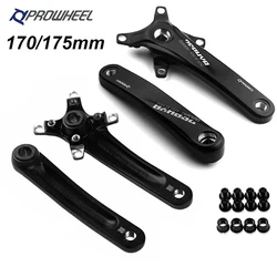 Prowheel Bike Crank Arm 170/175mm Bicycle Crankset for 104/64bcd MTB Square Hole Sprocket Fit Single/Double Chainring Part