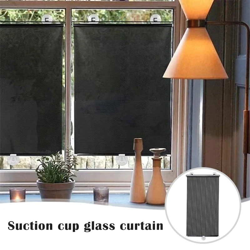 Window Suction Cup Sunshade, Home Room, Shade Visor, No Drilling Sunblind, Car, Bathroom, Garden Supplies