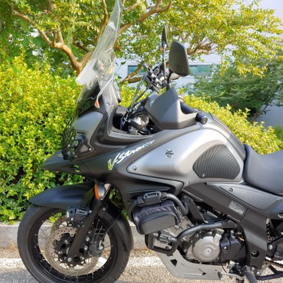 Per Suzuki Vstrom DL 250 DL 650/XT DL1000/XT Tutte Le Serie 2 PCS Moto Emblema Cromato riflettente Scooter Decalcomanie Distintivo