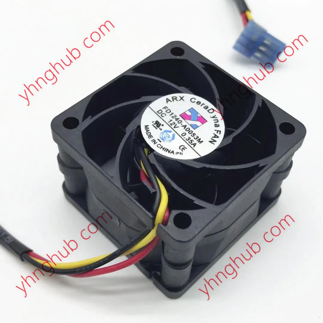 ARX FD1240-A0053M DC 12V 0.35A 40x40x28mm Server Cooling Fan