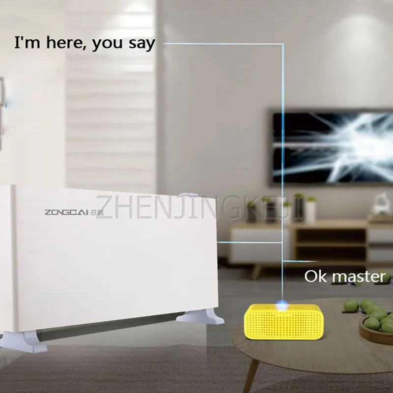 ポータブルリモコン付きウォームヒーター,空気加湿器,対流型保湿剤,調整可能なサーモスタット,家庭用,リビングルーム,2200W