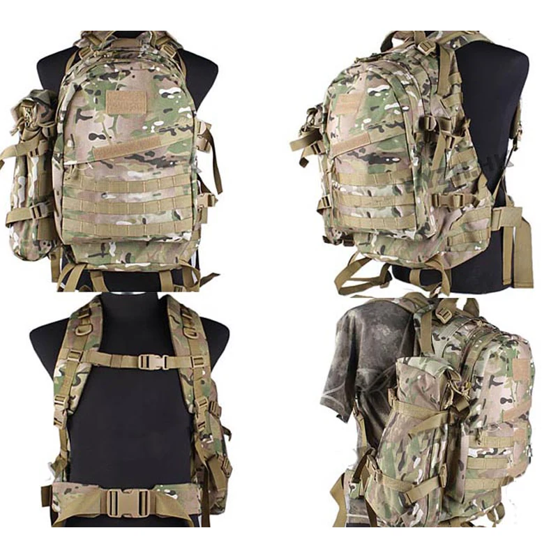 Imagem -06 - Emersongear Dias Mochila Tático Bolsa Bolsas de Combate Airsoft Acampamento Caça Caminhadas ao ar Livre Esportes Ciclismo Pacote Assalto Bd8609