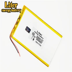 3.7V 3089137 tablet battery 6000 mah each universal rechargeable for tablet pc 8 inch 9 inch 10inch