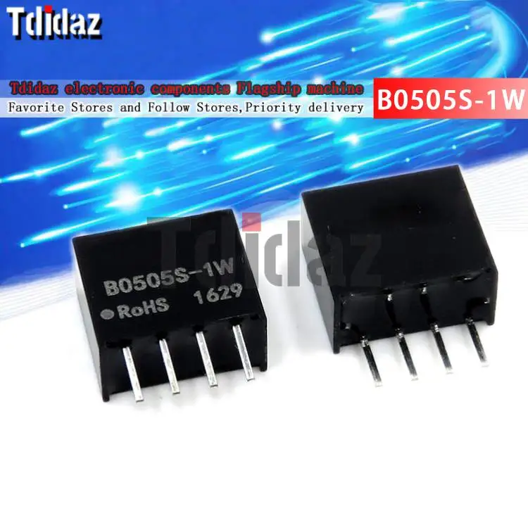 B0505S-1W 2W B0505S DIP4 ZIP4 DC-DC regulated power supply module 5v to 5v Isolating Switching Power Supply