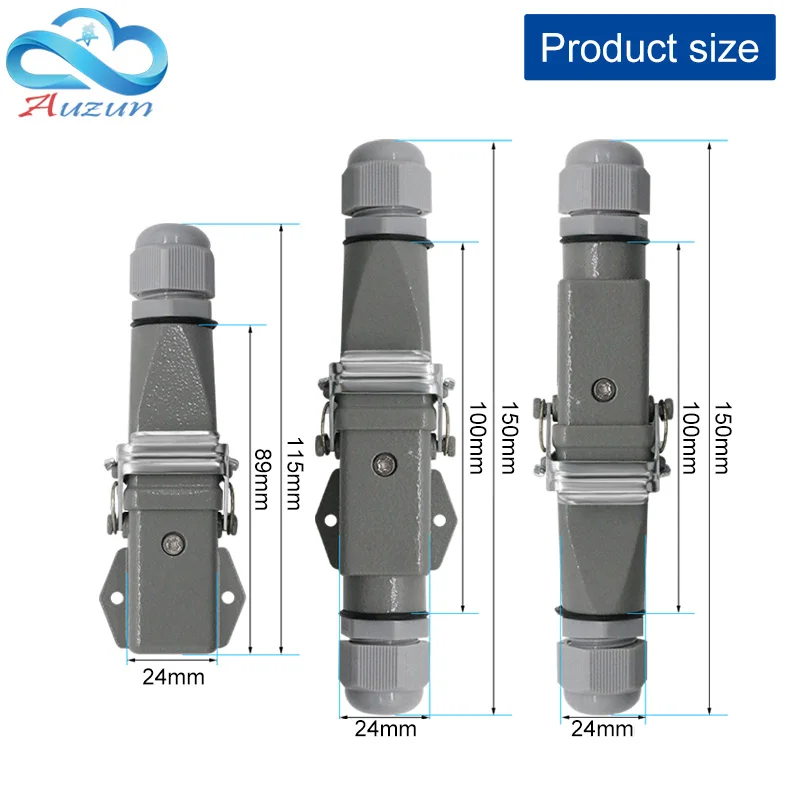 HDC-HA Heavy Duty Connector  4  5  6  8 Core Pin   Aviation Waterproof   Multiple Function Type Docking Plug