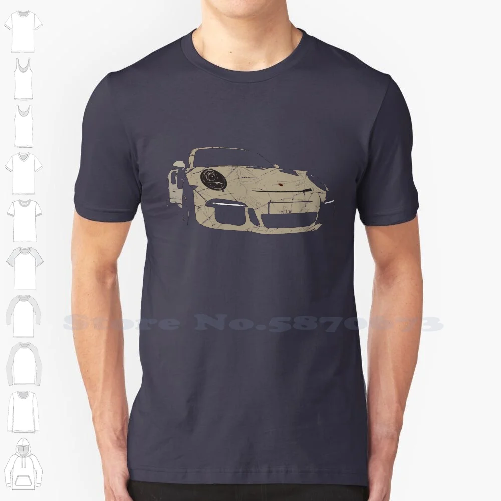 Gt3-Vintage 100% Cotton T-Shirt Gt3 Gt3 Rs 918 Speed Limit Germany Highway Raser Top Cool Sports