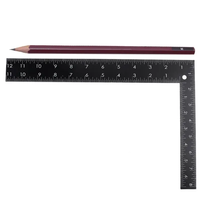 Metal L-Square Shape Patchwork Ruler for Tailor Garment Pattern Making Tool L Square Garment Ruler 90 Degree Rule