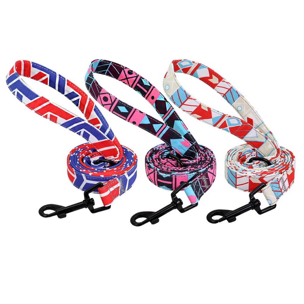 Small Dog Leash Nylon Cute Printed Pet Leash Rope For Small Medium Dogs Soft Pet Walking Leashes Strap Chihuahua Pitbull