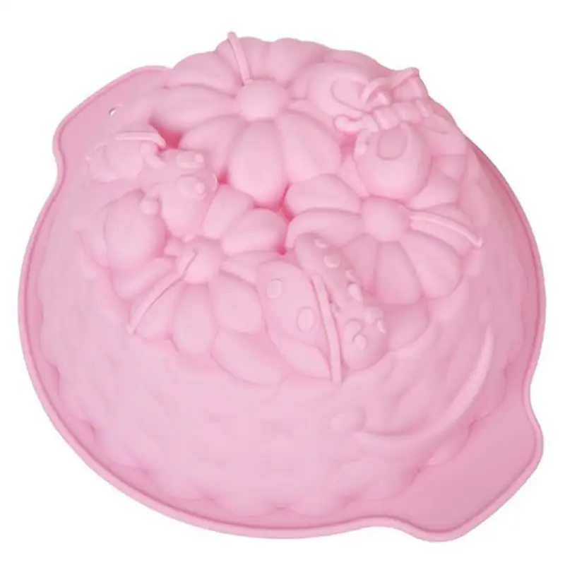 Hot Selling Cake Mold Silicone Flower DIY Reusable Non Stick Cake Pan Baking Mold For Home Kitchen Baking Tool Moulds