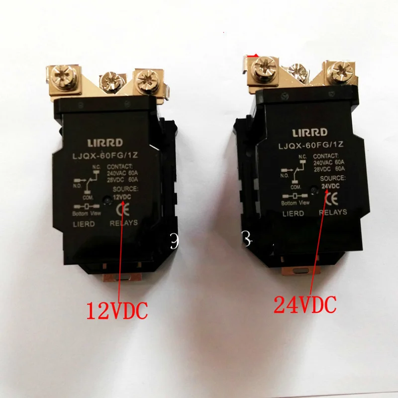 JQX-60FG/1Z High-power 60th Relay 12v Will Electric Current 24v Ljqx - 58f - 60f Guide Installation