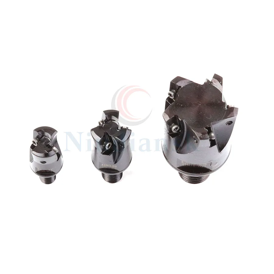 1pc EXN3 Milling cutter head of CNC machine tool machining center High hardness locking head+LNMU0303 Hard alloy Milling inserts
