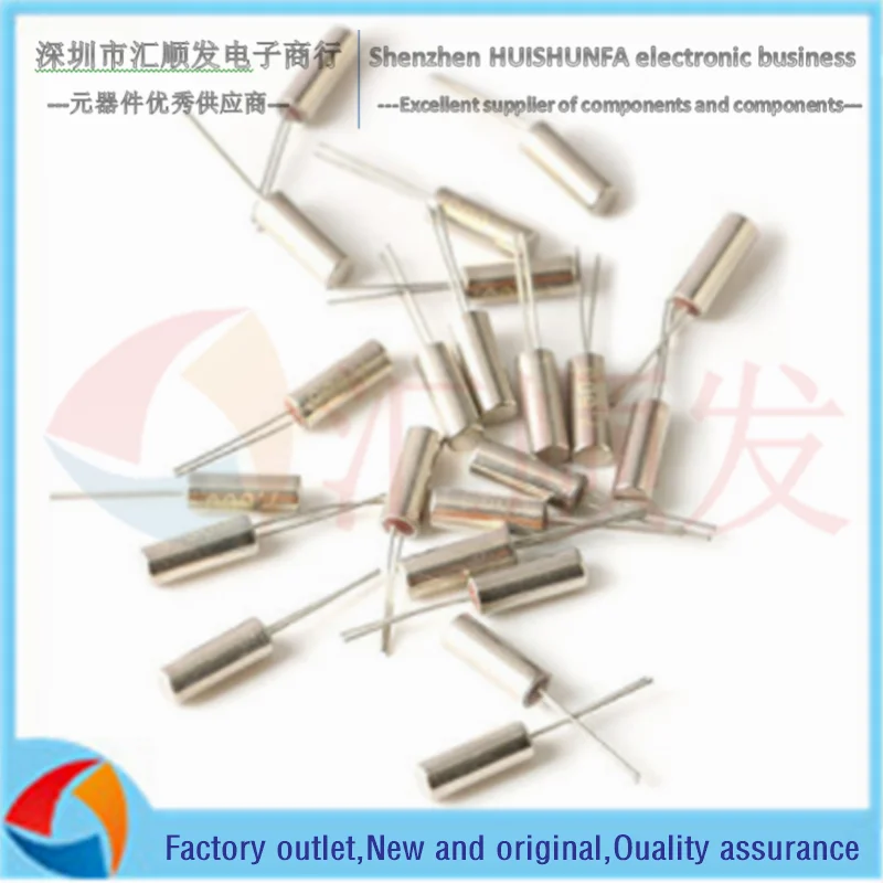 3*8 cylindrical passive crystal oscillator 4M 7.6M 12M 32.768K/2*6 quartz crystal 12M 24MHz