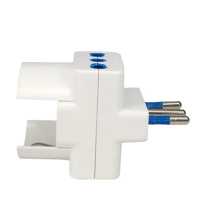 1 way to 3 way Italian to Italian 3 pins plug travel adaptror 10A for Chile, Uruguay, Italy