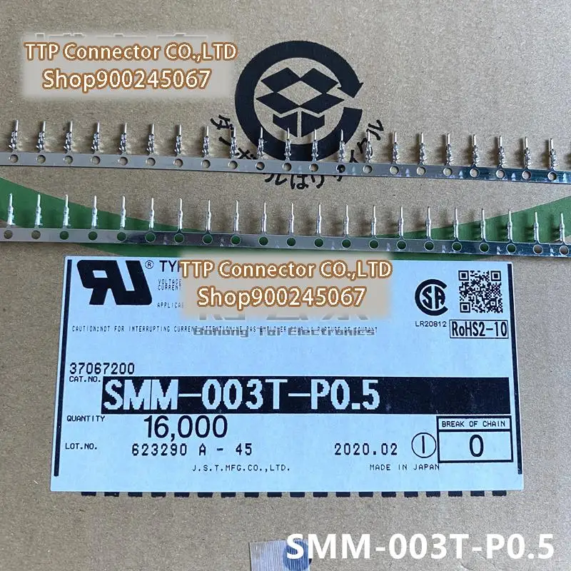 100 pçs/pçs/lote conector SMM-003T-P0.5 fio calibre 28-30awg 100% novo e origianl