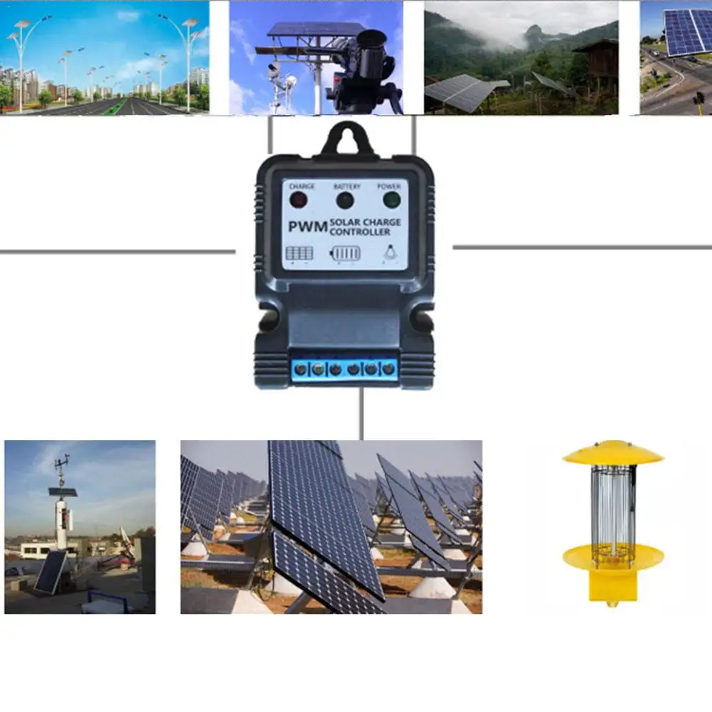 

12 V 10A PWM Intelligent Solar Controller Solar Photovoltaic Panel Solar Street Light Charge And Discharge Controller System