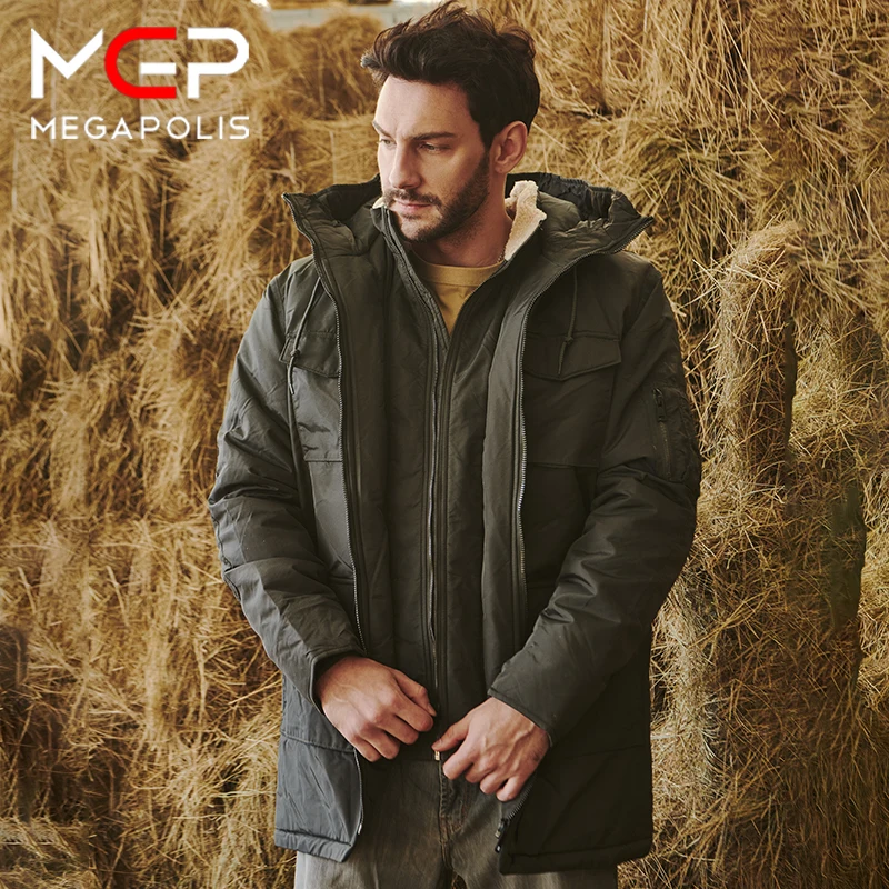 MGP Giacche da uomo bavero in lana d\'agnello mantenere caldo moda giacca invernale da donna abiti in cotone 2 colori