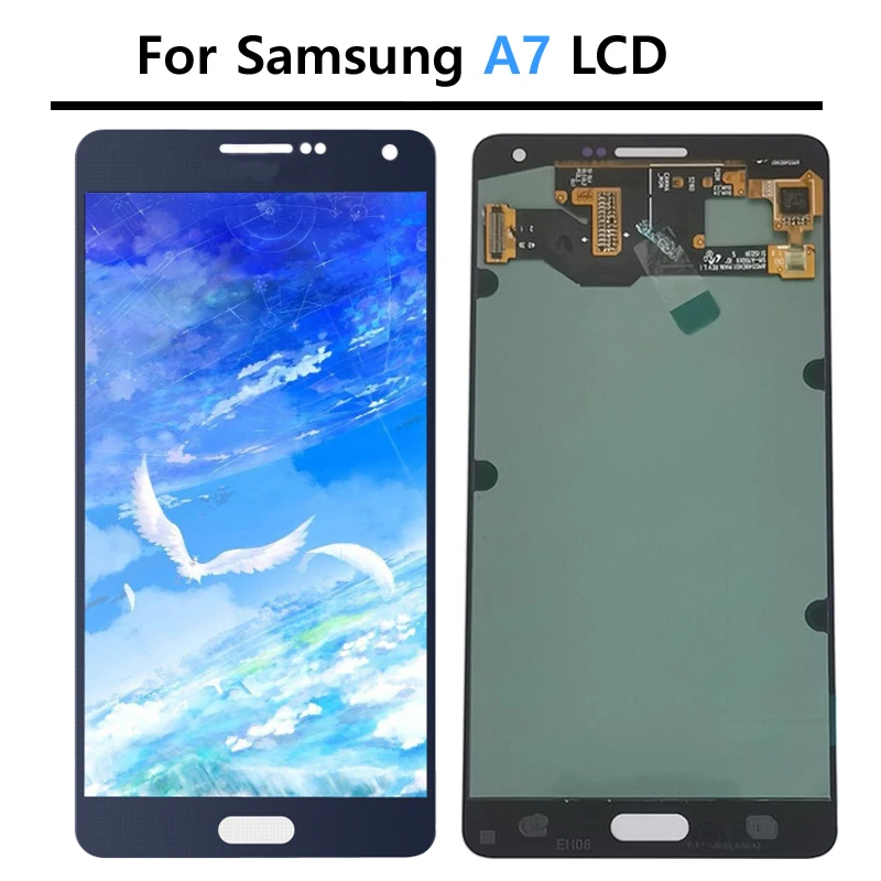 Tested A700 LCD Screen For Samsung Galaxy A7 2015 A700 A7000 A700H LCD Display Touch Screen Digitizer Assembly