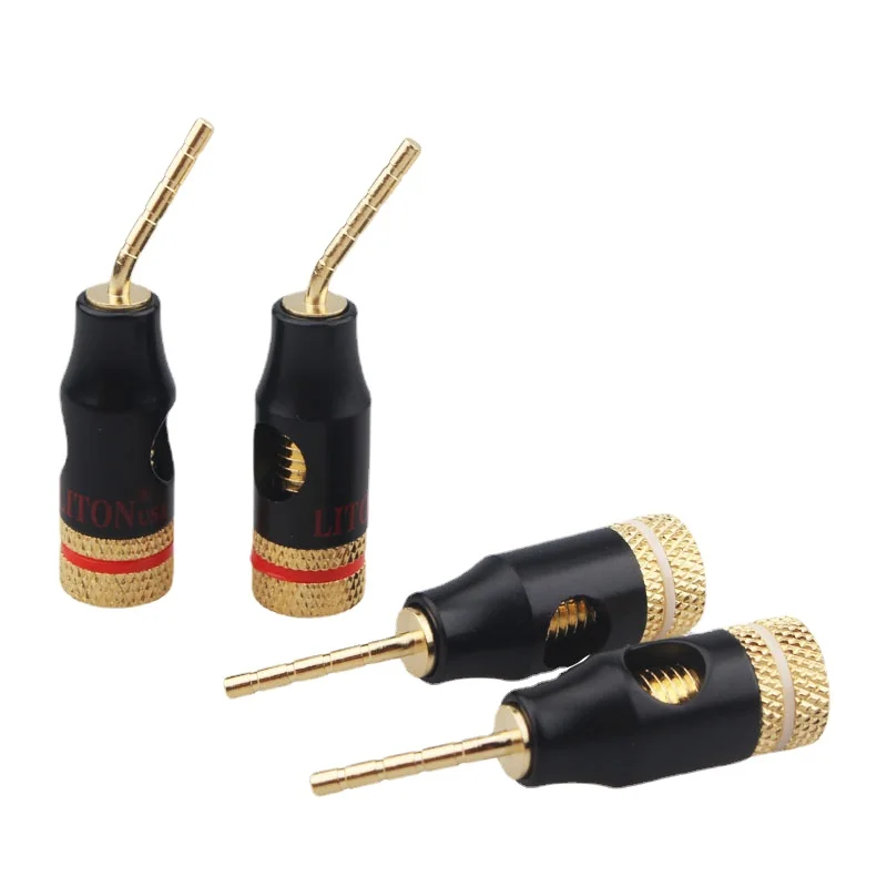 

Liton Pin To Banana / Spade Plug Speaker Cable Conversion for Power Amplifier Audio Machines