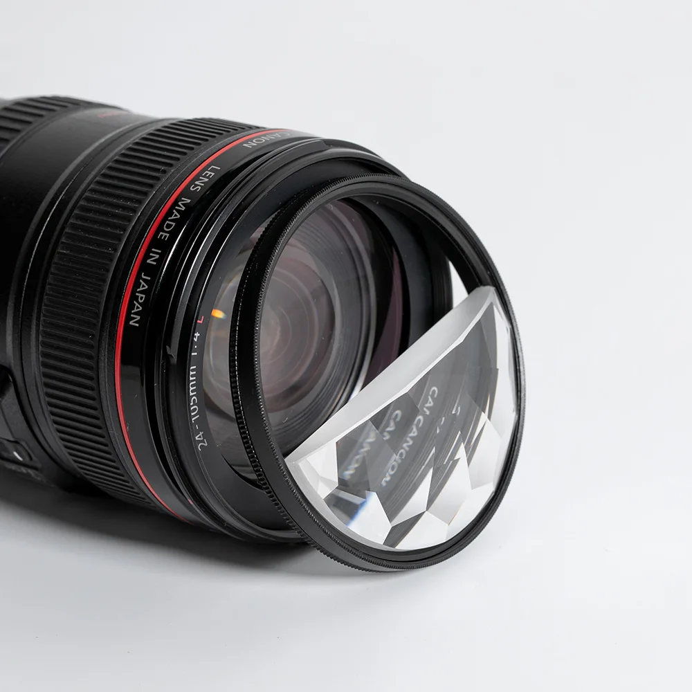 77 мм полулунный калейдоскоп Специальный Фрактальный фильтр для камеры размытый передний план dslr Объектив Аксессуары для SLR-камер