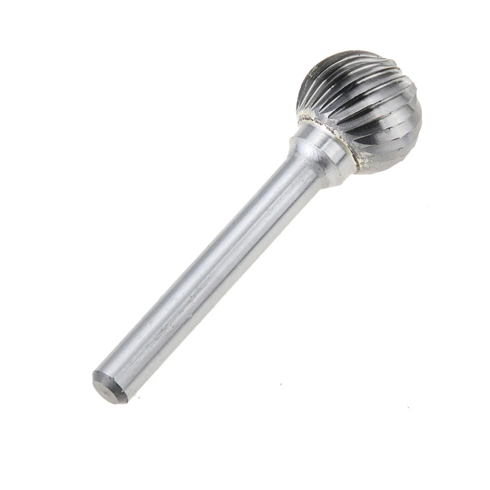 1 pc  6-16mm Round Ball Shape Rotary File Carbide Burr Bit Carving Polisher Tungsten Carbide Routing Cutter Ball Shape