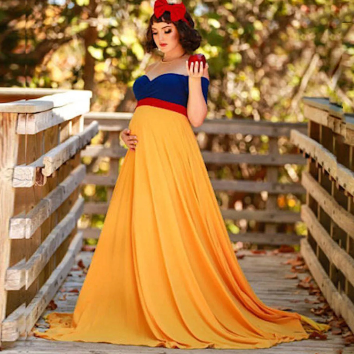 

Maternity Cosplay princess Long Dress maternity dresses ropa mujer maternity dresses for photo shoot