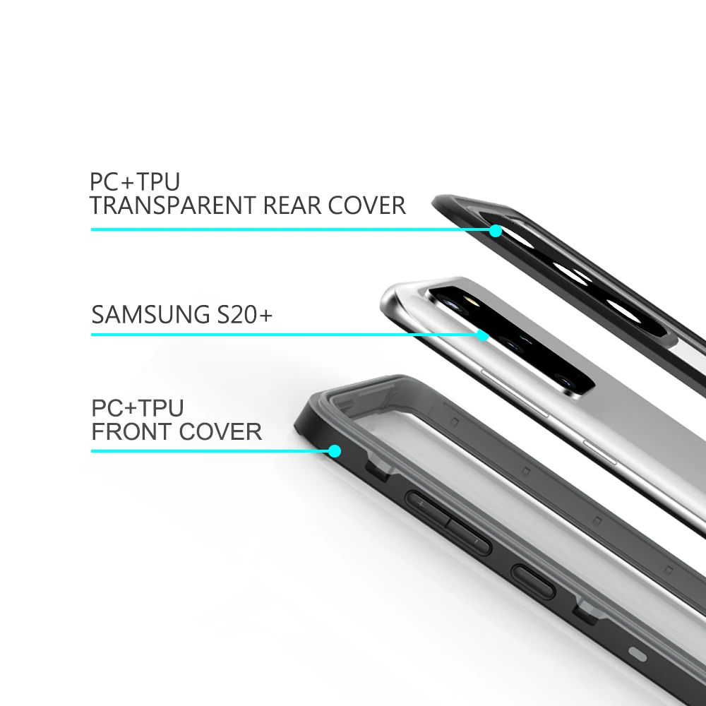 IP68 waterproof case for Samsung Note 10, 20 pro, 8, 9, 360 protection shell for Galaxy S20 ultra, S9, S10 plus