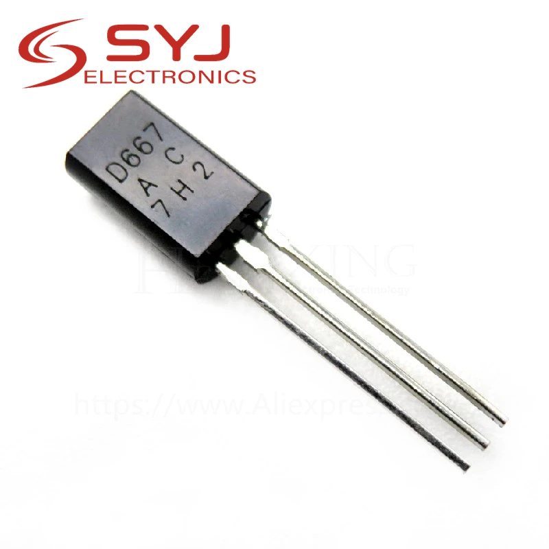 6pcs/lot=3pairs 2SD667 2SB647 D667 + B647 TO-92L In Stock