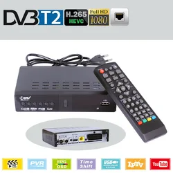 กล่องดิจิตอล HD DVR T2 TDT terrestrial ตัวรับทีวี HEVC 265 DVB-T2 H.265 HD Decoder EPG Set Top Box YouTube LAN SCART สำหรับสเปนอิตาลี