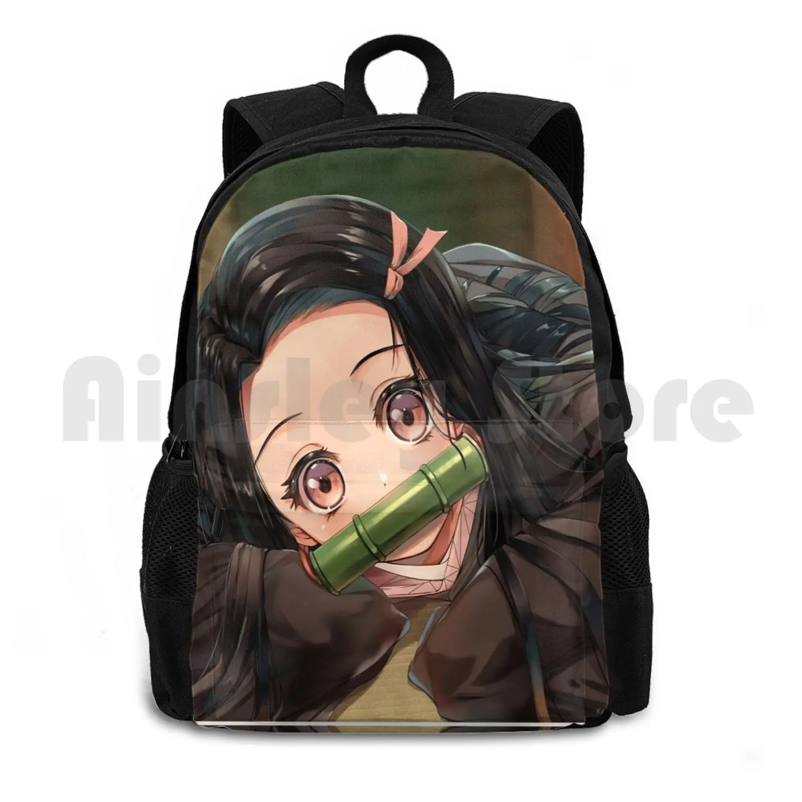 Kimetsu No Yaiba Nezuko Kamado. Nezuko Canvas Demon Nezuko Kamado Outdoor Hiking Backpack Riding Climbing Sports Bag Kimetsu No