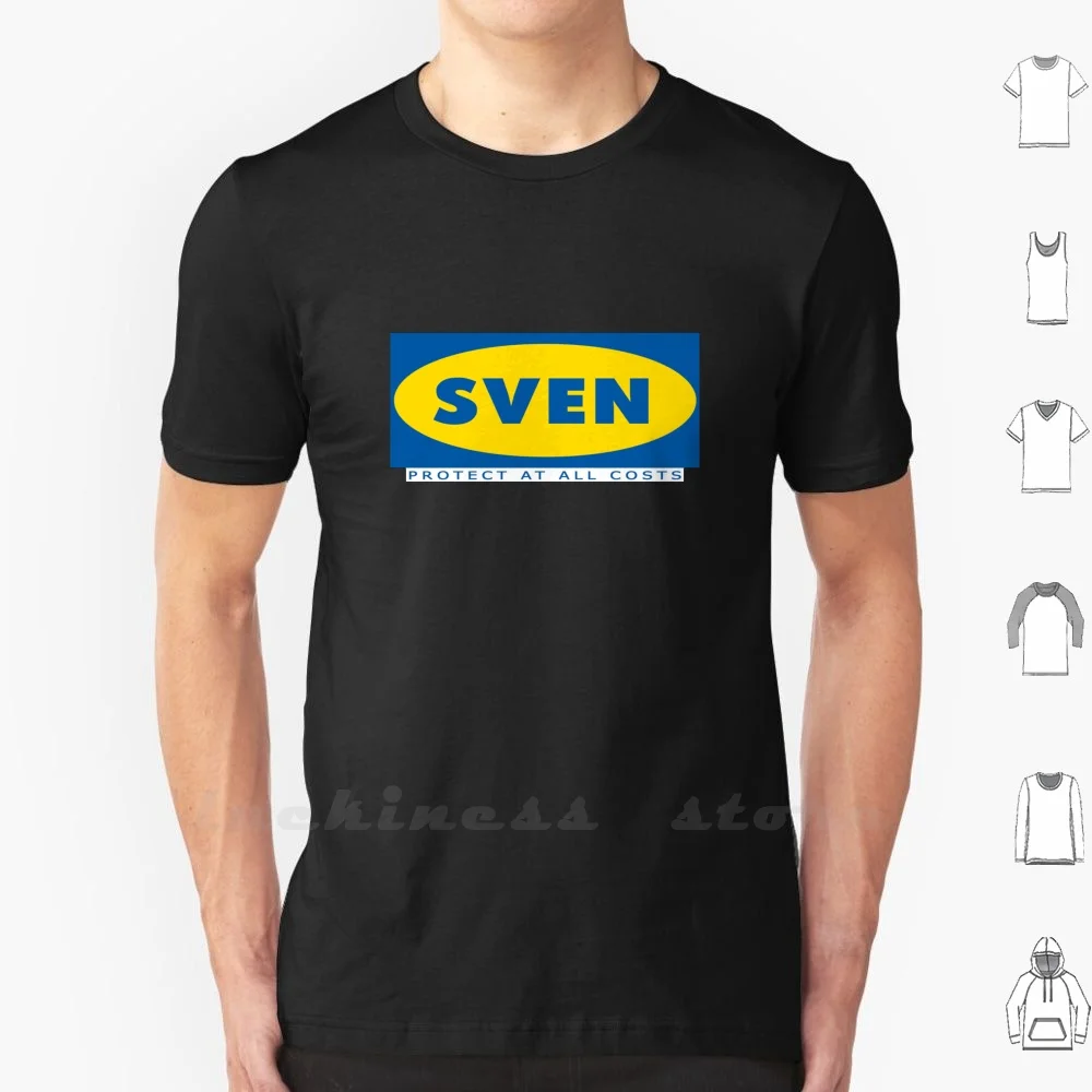 Sven Protect At All Costs Meme-Pewdiepie T Shirt Men Women Teenage Cotton 6xl Sven Pewdiepie Dog Youtube Merch Felix