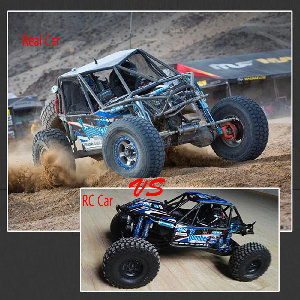 Rcrun-オイルピッチバックショック,1/10 rcクローラー用に調整可能,同軸scx10 rr10,capra trx4 trx6 rgt 86100