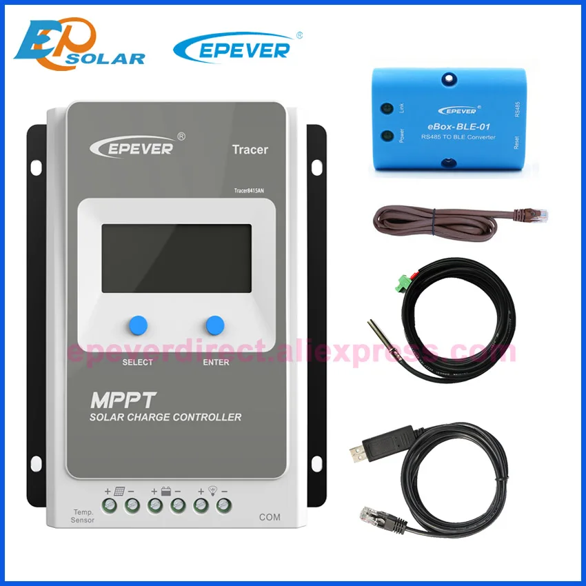 

EPEVER 10A 20A 30A 40A MPPT Solar Charge Controller Regulator 12V24V max PV 100V INPUT MPPT 30A solar battery charger controller