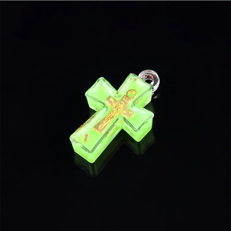 100pcs/Catholic Mini Jesus Cross Pendant Handmade Cross Pendant Charm Jewelry,