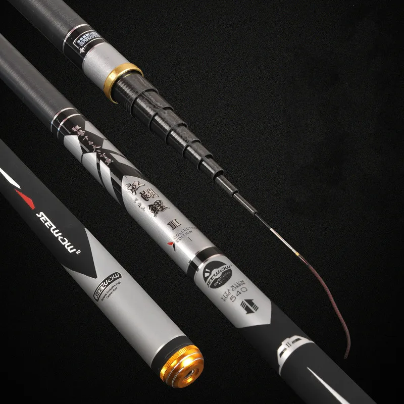 Short Rod Hand Pole High Carbon 28 Tone Stream Canne Ultra Light and Ultra Hard Fishing Olta Short Section Carp Wedkarstwo Pesca