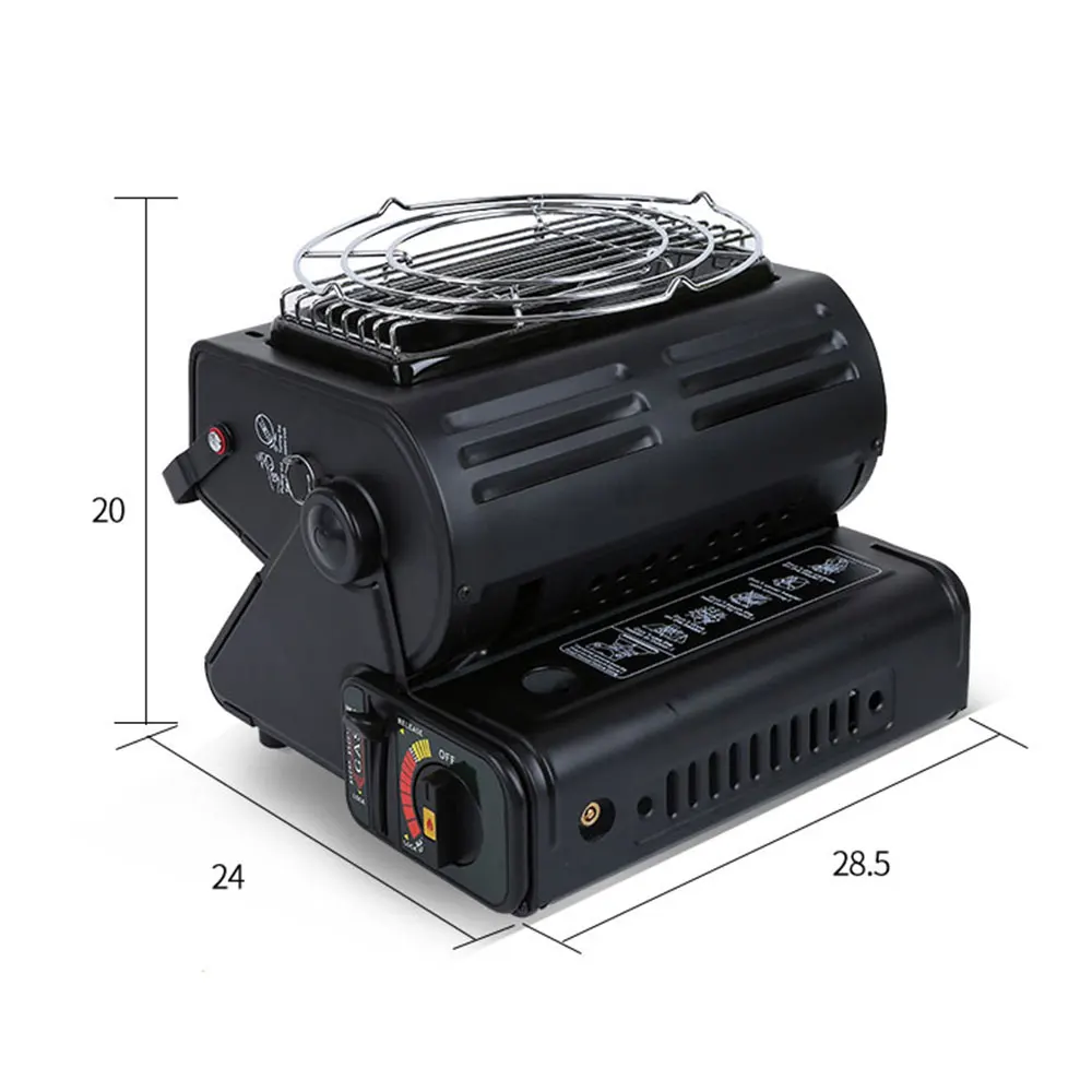 ポータブルキャンプ用ガスストーブ,屋外用調理器,ガソリンまたはガスヒーター