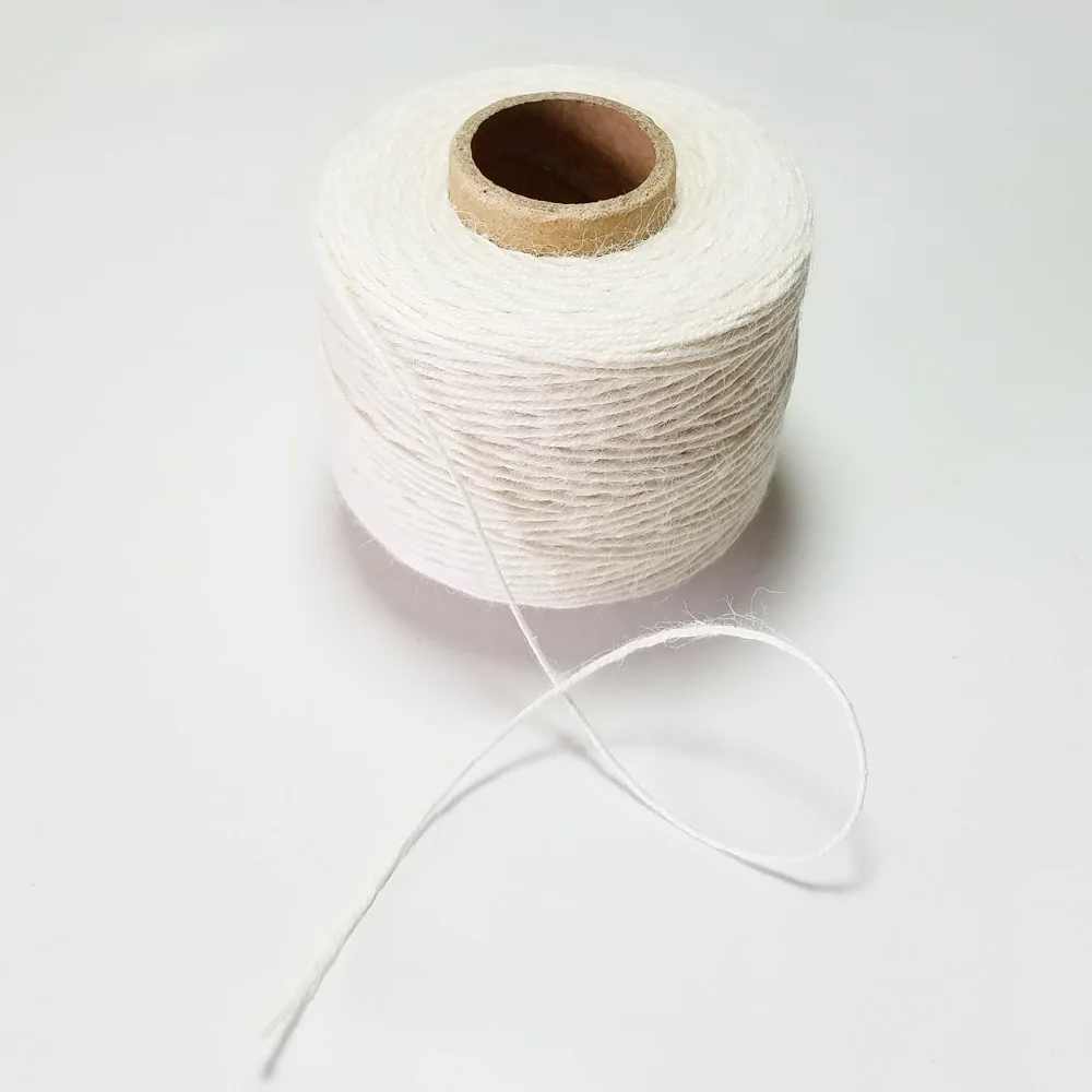 100% Natural linen thread 100m/roll Twine Cord rope for handmade DIY