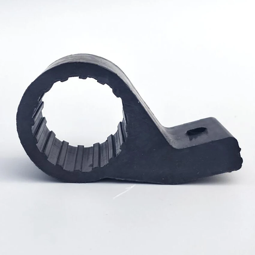 Morsetto di montaggio della pompa del carburante staffa della pompa dell'olio di riscaldamento, assorbimento degli urti in gomma, supporto fisso, gomma nera antiscivolo