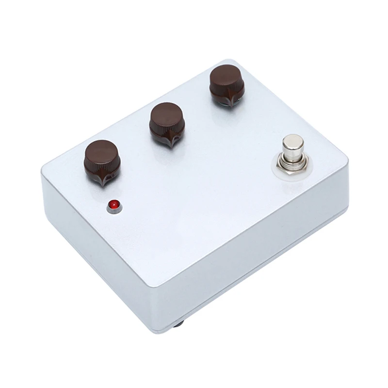 

OEM Silver Color Aluminum Enclosure Guitar Effects Pedals Overdrive With Ture Bypass For Electric Guitarra Accessories