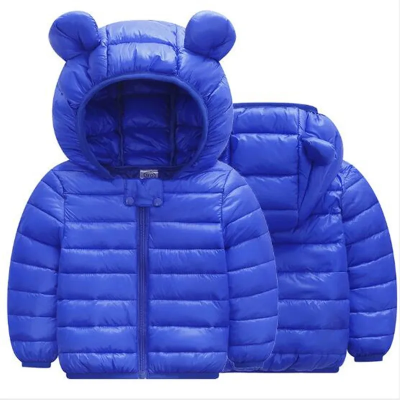 Fashion Winter Baby Boys Girls Coat Kids Warm jacket Children Hooded Outerwear