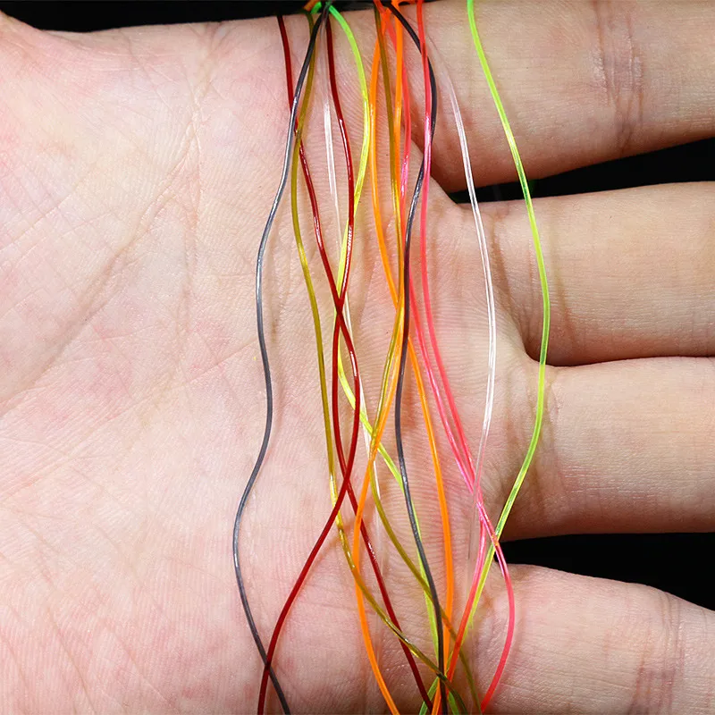 Hot 5yards pack fly tying ice stretch rib for size 18-14# small fly fishing flies round lace body wrapping fly tying materials