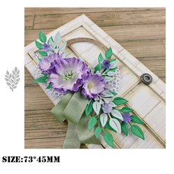 New Metal Cutting Dies for 2024 DIY Scrapbooking Photo Album Leaves Paper Mold Decorative Card Craft Embossed Template Stencil