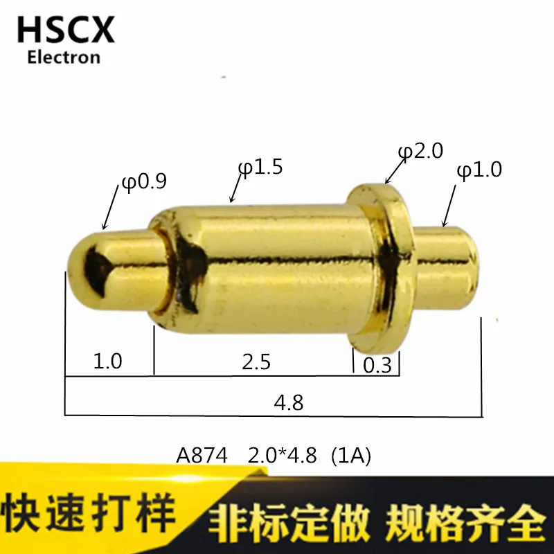 Pogo Pin Connector Spring Thimble High Current Spring Probe PCB Probe Antenna Thimble Mold A874