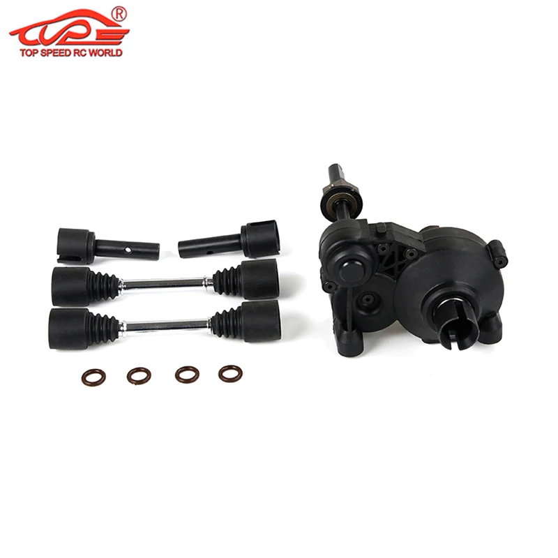 Reinforcing Gear Box Set with Dog Bone & Drive Shaft Kit for 1/5 HPI ROFUN BAHA ROVAN BAJA KM 5B 5SC 5T RC CAR Model PARTS