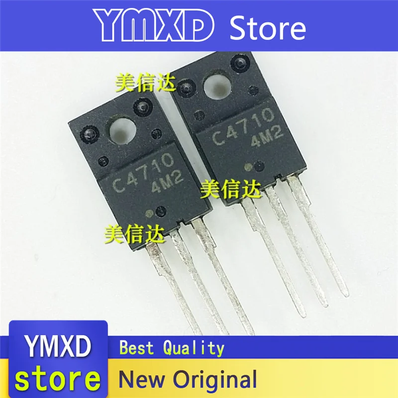 10pcs/lot New Original C4710 2SC4710 2SC4710LS in-line TO-220F plastic seal triode In Stock