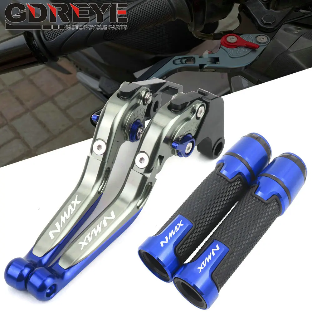 CNC Parking Brake Clutch Levers Handle Grips   For YAMAHA NMAX 155 N-MAX155 N-MAX125 NMAX125 2015-2017 2018 2019