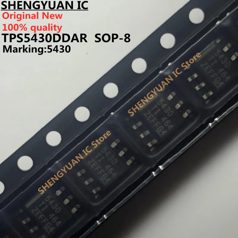 5 pcs TPS5430DDAR Marking: 5430 SOP-8 TPS5430DDA TPS5430 5.5-V to 36-V, 3-A STEP-DOWN SWIFT CONVERTER 100% new imported original