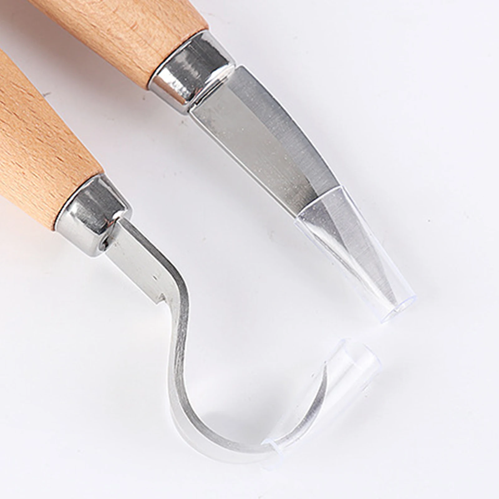 1 pz lavorazione del legno faggio manico ovale Scimitar coltello dritto coltello da intaglio casa raschietto per legno intaglio coltello dritto strumento di intaglio