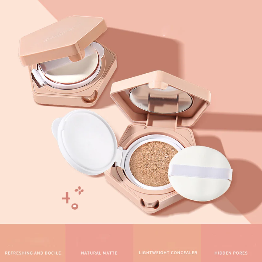 4 pçs almofada de ar bb creme isolamento bb nude corretivo controle óleo hidratante fundação creme corretivo maquiagem conjunto