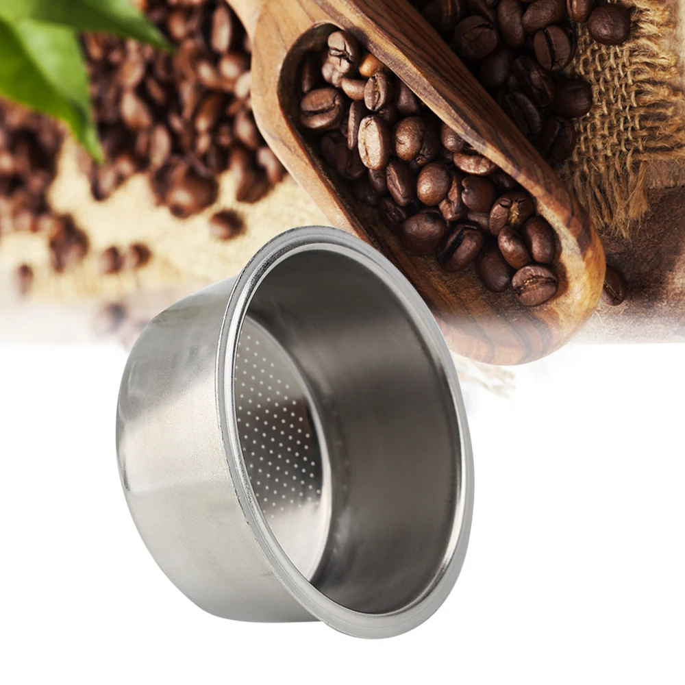 51mm Coffee Filter Cup Fit For Breville Delonghi Filter Krups Coffee Products 2-Cup 4-Cup Non Pressurized Filter Basket